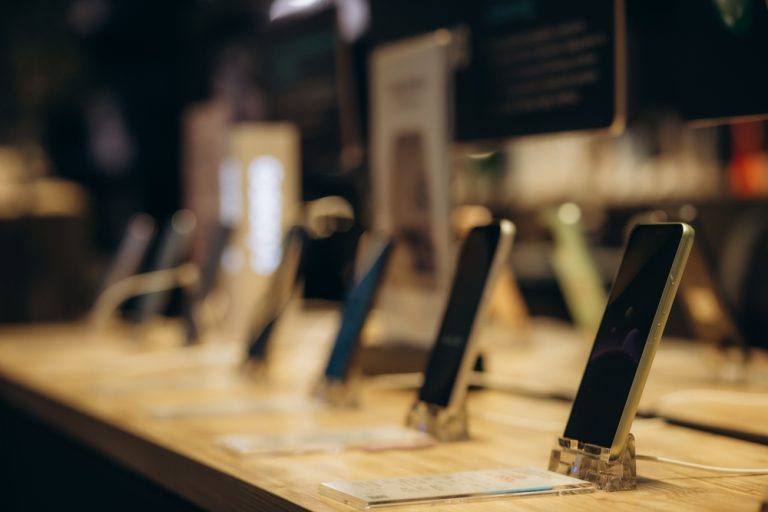Close,Up,Of,Cell,Phones,Or,Mobile,Phones,On,Display